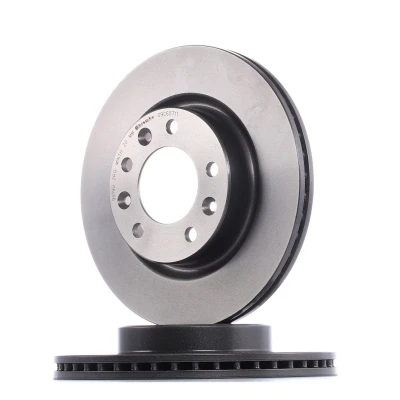 Abbildung von BREMBO COATED DISC LINE 09.C657.11 Bremsscheibe 266 22 5 innenbelüftet beschichtet hochgekohlt mit Schrauben PEUGEOT: 308 SW 2, II Hatchback