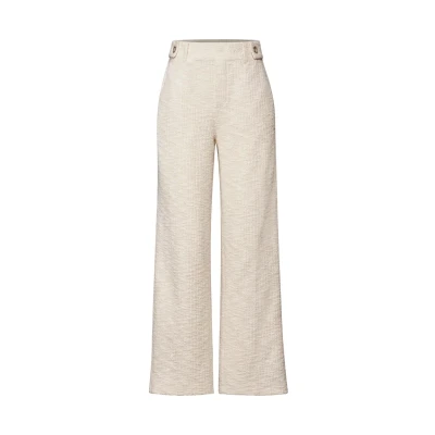Abbildung von Street One BOUCLÉ Stoffhose, Damen, Größe: 40x32, Beige