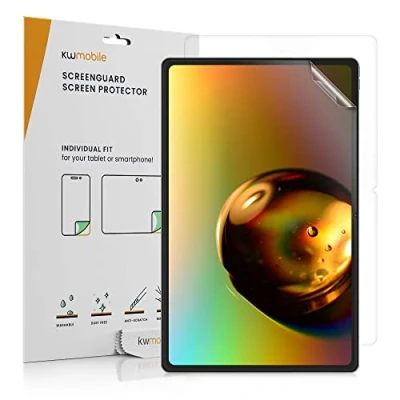Abbildung von kwmobile 2X Tablet Schutzfolie kompatibel mit Lenovo Tab P12 Pro Folie Full Screen Protector Displayfolie entspiegelt
