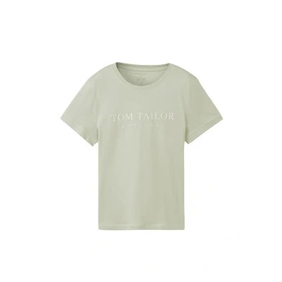 Abbildung von TOM Tailor Tshirt print, Damen, Größe: Large, Desert green