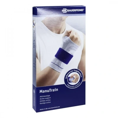 Abbildung von Manutrain Handgelenkbandage Größe 4 links titan