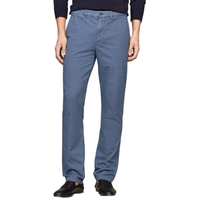 Abbildung von Tommy Hilfiger Denton POW Check Stoffhose, Herren, Größe: 33x32, Aegean sea