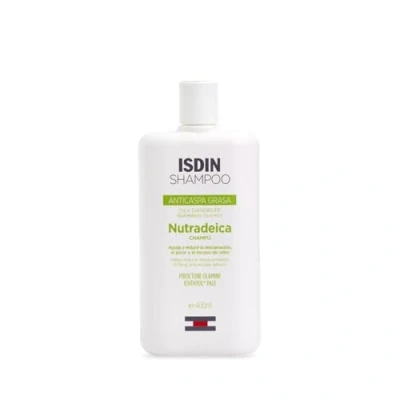 Abbildung von ISDIN Nutradeica Anti Schuppen Shampoo (400ml) reduziert überschüssiges Sebum lindert Juckreiz und