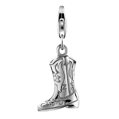 Abbildung von Nenalina Westernstiefel Cowboy Boots Charm Anhänger in 925 Sterling Silber für alle gängigen Charmträger 713216 000