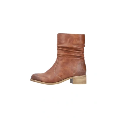 Abbildung von Rieker Damen Klassische Stiefeletten 76581, Frauen Stiefeletten,halbstiefel,Kurzstiefel,uebergangsschuhe,uebergangsstiefel,braun (24),37 EU / 4 UK
