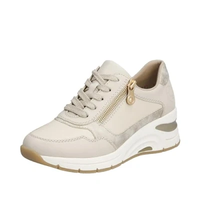 Abbildung von Rieker Sneaker low, Damen, Größe: 39, Perle pebble muschel Schuhe