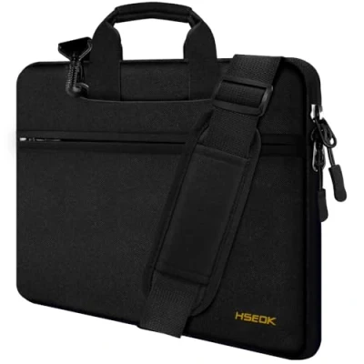 Abbildung von HSEOK 15 15.6 16 Zoll Laptoptasche, wasserabweisende Aktentasche, kompatibel mit MacBook Pro M1 M2 M3 Air M2, XPS und den meisten 14 Notebooks,B02K01