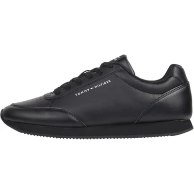 Abbildung von Tommy Hilfiger LO Runner Sneaker low, Herren, Größe: 41, Black Schuhe