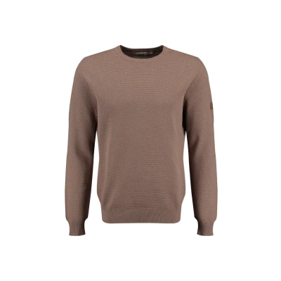 Abbildung von Key Largo MST Klepisode Round Strickpullover, Herren, Größe: 3XL, Dark sand