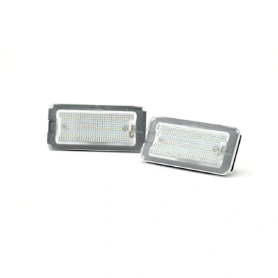 Abbildung von AUTO STYLE Satz LED Nummerschildbeleuchtung kompatibel mit Fiat 500 2007 2015 &amp;