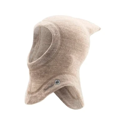 Abbildung von Sterntaler Schalmütze aus Wolle (Merino) Unisex Baby Schlupfmütze Wintermütze mit Kaschmir Feeling Kapuzenschal Sand,53