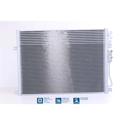 Abbildung von NISSENS 94931 Klimakondensator ohne Trockner Aluminium 644 R 134a JEEP: GRAND CHEROKEE 3