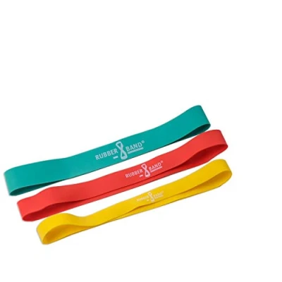 Abbildung von Dittmann Rubber Band 3er Kombi Expander Widerstandsbänder Gymnastikband