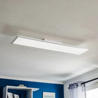Abbildung von Briloner Leuchten LED Panel »7308016 PALLAS«, Leuchtmittel Board fest integriert, Deckenlampe, 100x25x6,5cm, Weiß, 24W, Wohnzimmer, Schlafzimmer, Küche