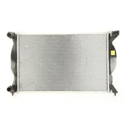 Abbildung von NRF EASY FIT 50539 Kühler, Motorkühlung Aluminium 631 408 26 mit Dichtring Kühlrippen gelötet AUDI: A4 B7 Avant, B6 A6 C5 Saloon