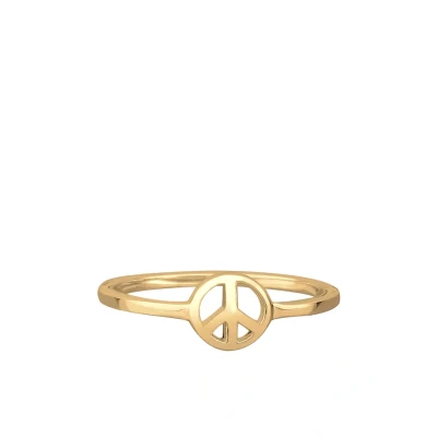 Abbildung von Elli Peace Ring, Damen, Größe: 54, Goldfarben