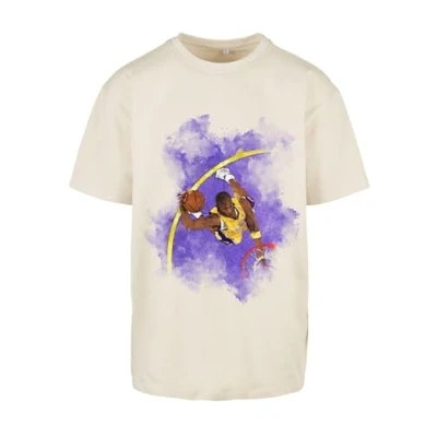 Abbildung von Upscale by Mister Tee Basketball Clouds 2.0 Oversize Tshirt print, Herren, Größe: Large, Sand