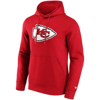 Abbildung von Fanatics Kansas City Chiefs Logo Männer Kapuzenpullover rot M 80% Baumwolle, 20% Polyester NFL, Sport