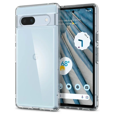 Abbildung von Spigen Ultra Hybrid TPU Back Cover Durchsichtig Google Pixel 7A