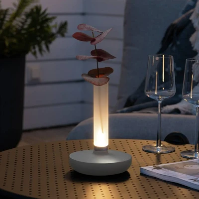 Abbildung von KONSTSMIDE LED Tischleuchte »Biarritz«, Leuchtmittel Modul fest integriert, Biarritz USB Tischl. schwarz, 1800/2700/4000K, dimmbar