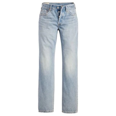 Abbildung von Levi&#039;s 501 &#039;90S Lightweight Jeans Straight Leg, Damen, Größe: 33x30, Light blue denim