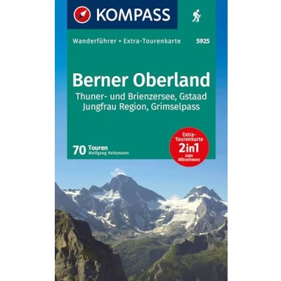 Abbildung von KOMPASS Wanderführer Berner Oberland, 70 Touren mit Extra Tourenkarte: GPS Daten zum Download