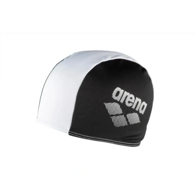 Abbildung von arena Kinder Badekappe Polyester II, Black White, einheitsgröße