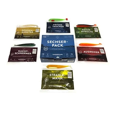 Abbildung von Zanderfang Gummifische Set Angel Köder Zander Angeln Hecht Gummifisch Angelköder Kunstköder