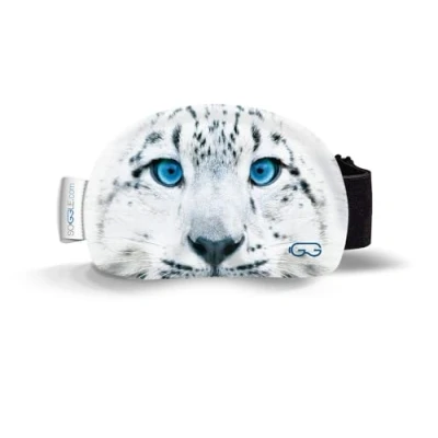 Abbildung von Soggle Skibrillen Schutz Überzug aus Mikrofaser (one Size), Farbe:Eyes snowleopard