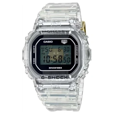 Abbildung von G SHOCK 40TH Anniversary Sekleton Remix Unisex Digitaluhr, Größe: One Size, White/transparent