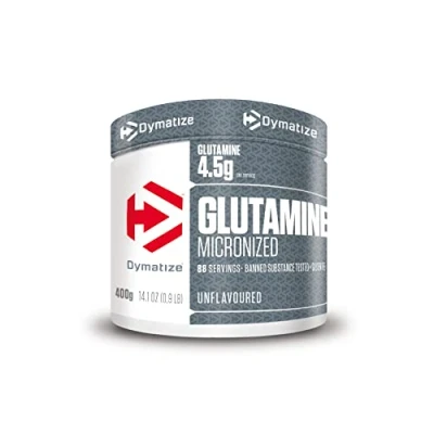Abbildung von Dymatize Glutamine Micronized Unflavoured Powder 400g Aminosäure Glutamin