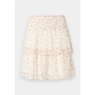 Abbildung von Vero Moda Vmsmilla Smock Short Skirt Minirock, Damen, Größe: Large, Bright white
