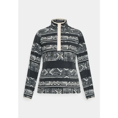 Abbildung von Columbia Benton SPRINGS Printed 1/2 SNAP Fleecepullover, Damen, Größe: XS, Black deschutes days
