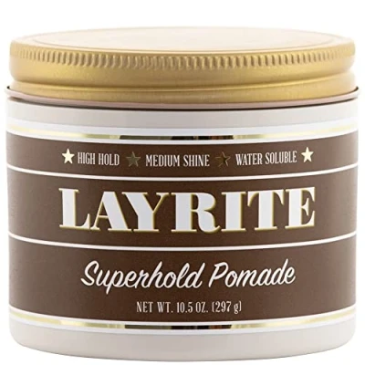 Abbildung von Layrite Superhold Pomade 297g Starker Halt Wasserlöslich Mittlerer Glanz