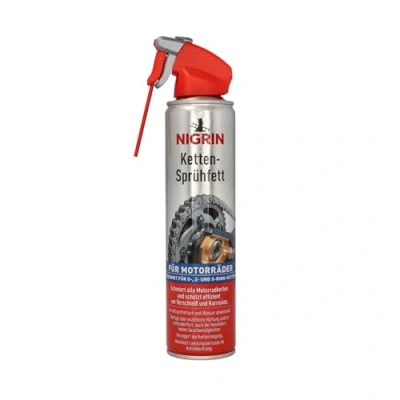 Abbildung von NIGRIN Keramik, Ketten Sprühfett, 400 ml, vollsynthetisch, schützt vor Verschleiß, minimiert Leistungsverluste