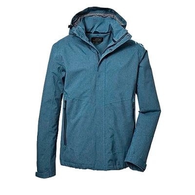 Abbildung von killtec Herren Funktionsjacke/Outdoorjacke mit abzippbarer Kapuze KOS 53 MN JCKT, stahlblau, XL, 41333 000