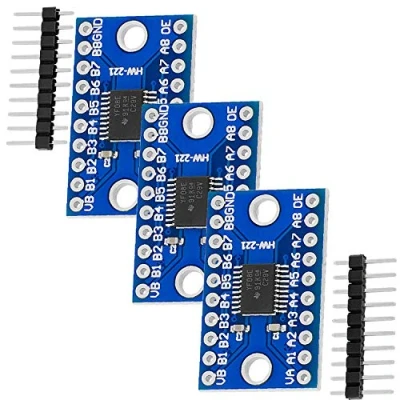 Abbildung von AZDelivery 3 x Logic Level Converter kompatibel mit TXS0108E 8 Kanal Arduino und Raspberry Pi inklusive E Book!