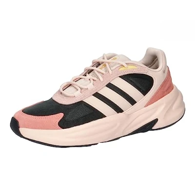 Abbildung von adidas Damen Ozelle Cloudfoam Lifestyle Running Shoes Schuhe, Carbon/Wonder Quartz/Acid orange, 36 2/3 EU