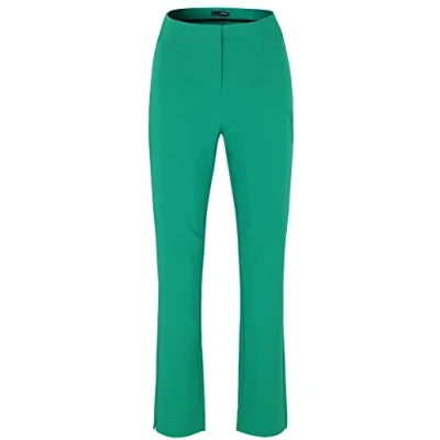 Abbildung von Stehmann, INA 740, gerade geschnittene Stretch Hose in zusätzlichen Farben Größe 42, Farbe Jungle