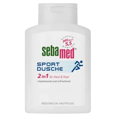 Abbildung von SEBAMED Sport Dusche 2 in 1, Shampoo &amp; Duschgel, für Männer und Frauen, schonende Reinigung sportstrapazierte Haut, ohne Mikroplastik, 200 ml