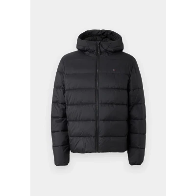 Abbildung von Tommy Hilfiger Hooded Jacket Übergangsjacke, Herren, Größe: XL, Black