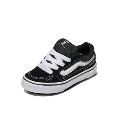 Abbildung von Kinder Vans Größe 28, Caldrone Sneaker Schwarz &amp; Weiß Turnschuhe für Mädchen Jungen, Wildleder Mesh Sportschuhe, Unisex Low Top Kinderschuhe, Kinderschuhe von Active Wear Range (EU 28)