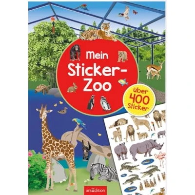 Abbildung von Mein Sticker Zoo: Über 400 Stickerheft für Kinder ab 4 Jahren