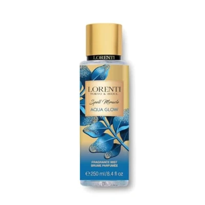 Abbildung von LORENTI TOKYO &amp; SEOUL Body Mist Spray 250 ml Aqua Glow Parfümiertes Duftspray Körper und Haarspray für Damen Splash Fragrance Brume Parfumee