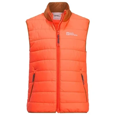 Abbildung von Jack Wolfskin Unisex Kinder Zenon Vest K Weste, Fuzzy orange, 140