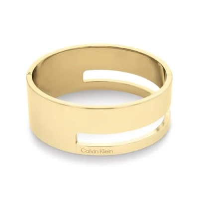 Abbildung von Calvin Klein Geometric Essentials Armband goldcoloured, Damen, Größe: One Size, Gold coloured