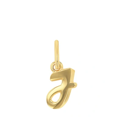 Abbildung von amor Letter J Anhänger, Größe: One Size, Gold coloured