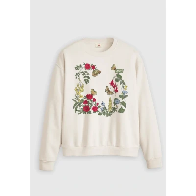 Abbildung von Levi&#039;s Everyday CREW Sweatshirt White, Damen, Größe: Large, White