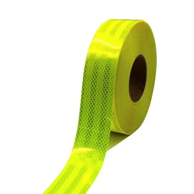 Abbildung von Finest Folia 3M Diamond Grade 983 Scotchlite Konturmarkierung 50mm Reflexfolie Reflexband (Neongelb, 1 Meter)