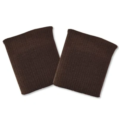 Abbildung von USIT, Manschetten aus Wolle, 8 x 9 cm, ideal zum Reparieren von Jacken und Jacken, 1 Paar, Braun